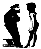 cop and woman