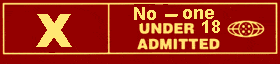 X No-one under 18 admitted