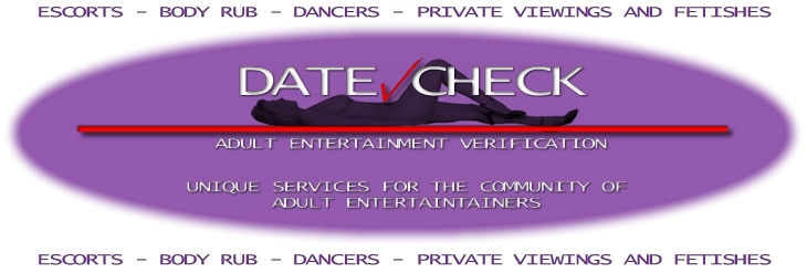 A purple oval banner puts the headline DATE CHECK over a crude drawing of a prone woman